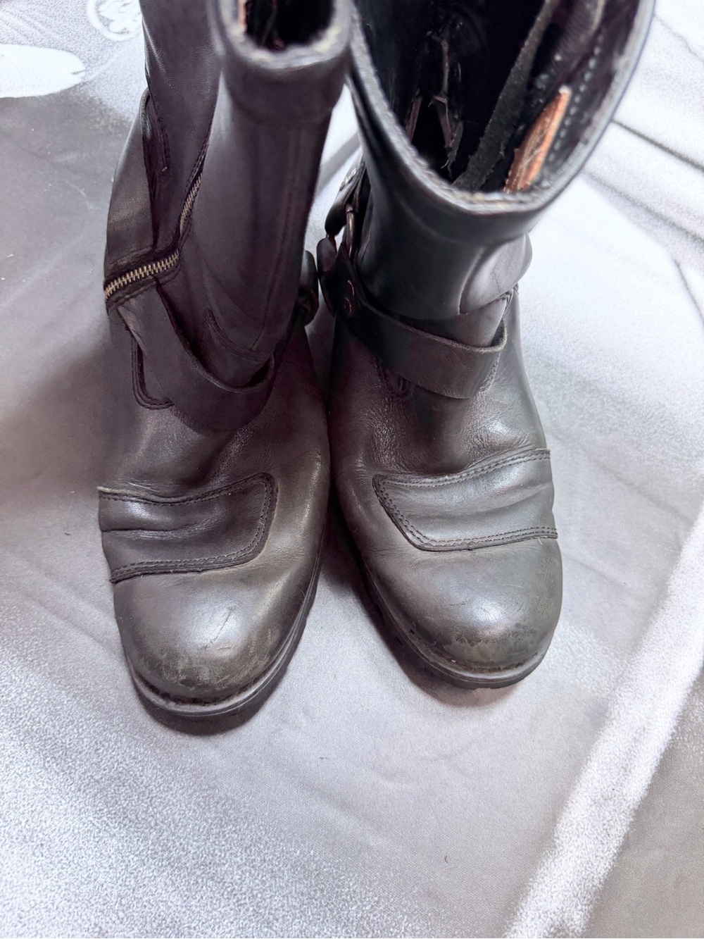 Harley-Davidson Willie G Skull Emblem Men’s Sz 10.5 Harness Moto Boots - Picture 7 of 8